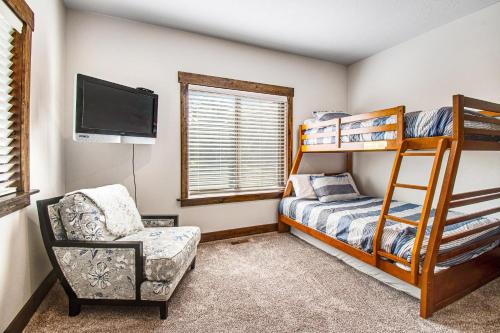 Ένα ή περισσότερα κρεβάτια σε δωμάτιο στο Blue Bell