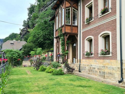 Um jardim em Labský Dvůr