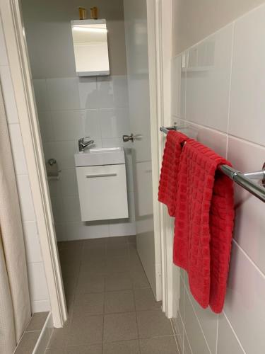 Ένα μπάνιο στο Mandurah Caravan and Tourist Park