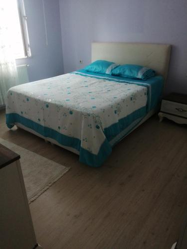 Postel nebo postele na pokoji v ubytování İskender home