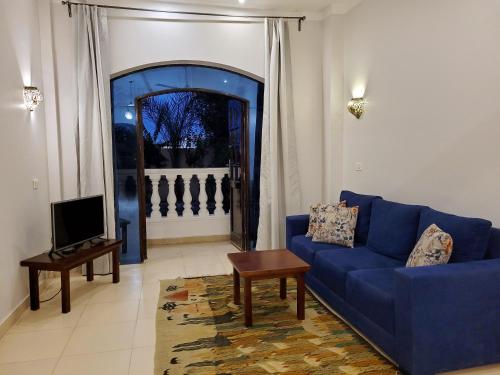 Χώρος καθιστικού στο IN LUXOR Nile Apartments