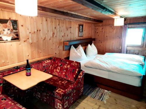 Posteľ alebo postele v izbe v ubytovaní Ferienwohnung Oberpursteinhof