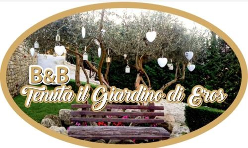 a sign that says bbb terrible if gardening die fires at Tenuta il Giardino di Eros in Albanella