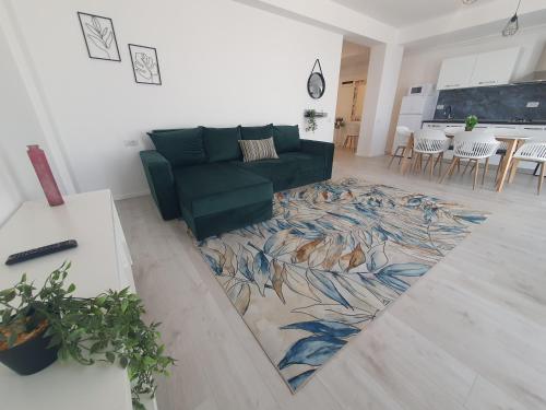 Istumisnurk majutusasutuses Grey Residence Apartments