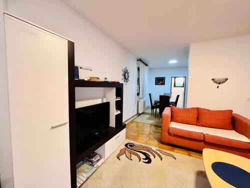 Zona de estar de Apartment Viktorija