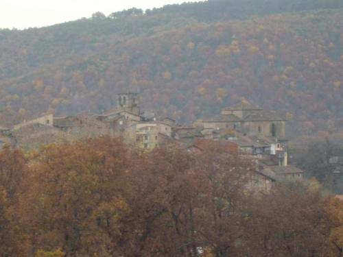 a group of buildings on top of a mountain at Apartment Valle de Cepeda in Cepeda