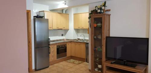 Kuchyň nebo kuchyňský kout v ubytování Apartamento en Vall d'Incles