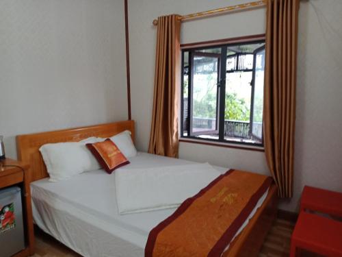 Katil atau katil-katil dalam bilik di Cat Ba Mountain View Homestay