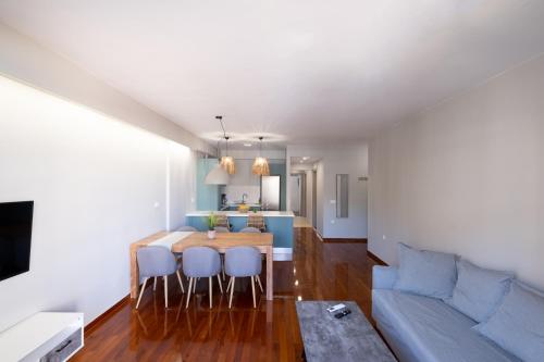 Posezení v ubytování Chania Central Apartment