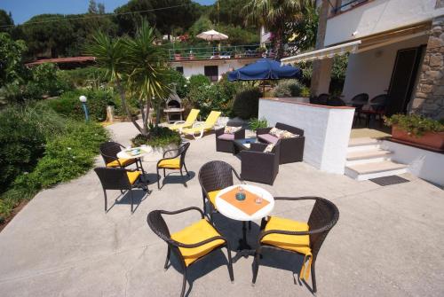 Χώρος καθιστικού στο Residence Villa Morcone