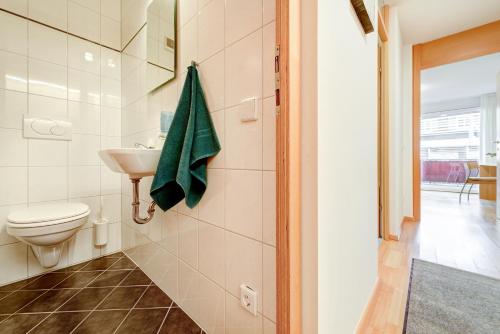 Kúpeľňa v ubytovaní Charmante Ferienwohnung Residence Colrosa in Brand