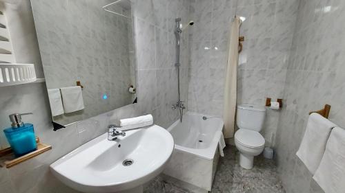 Ένα μπάνιο στο Hospedaje Vistamar