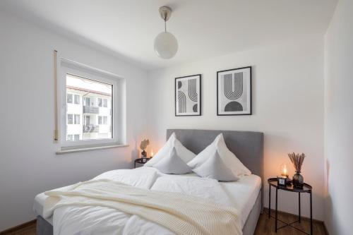Krevet ili kreveti u jedinici u objektu Design Apartment „Alpenglühen“ nahe Breitachklamm