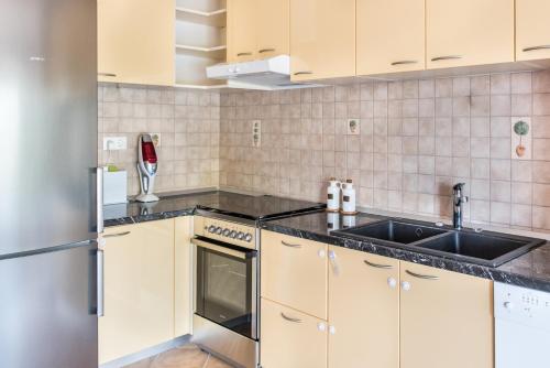 Η κουζίνα ή μικρή κουζίνα στο Apartments by the sea Rogac, Solta - 11655