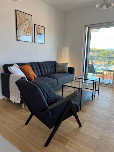 Posezení v ubytování Apartman
