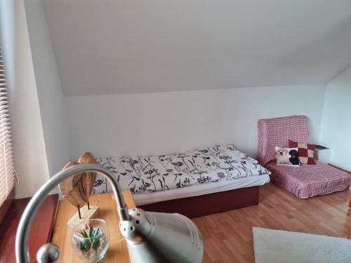 Posteľ alebo postele v izbe v ubytovaní Rekreačná chata Vinianske Jazero- Zemplínska Šírava