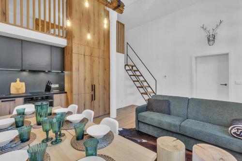 Χώρος καθιστικού στο Deer Apartment