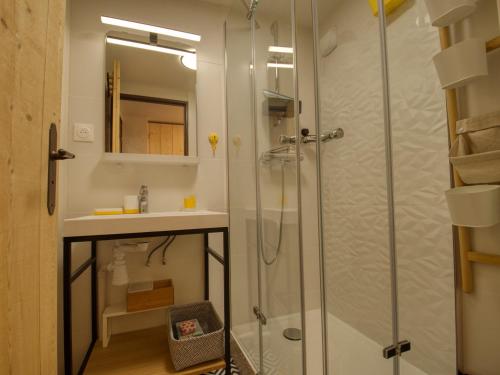 Koupelna v ubytování Duplex rénové 4 pers proche télécabine - FR-1-642-68