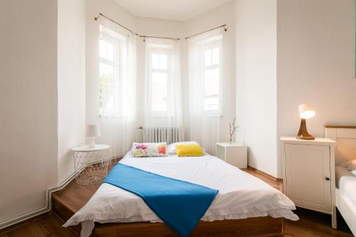 Ein Bett oder Betten in einem Zimmer der Unterkunft Vila Witke