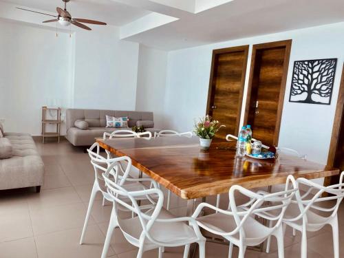 Posezení v ubytování Resort Playa Azul Departamentos
