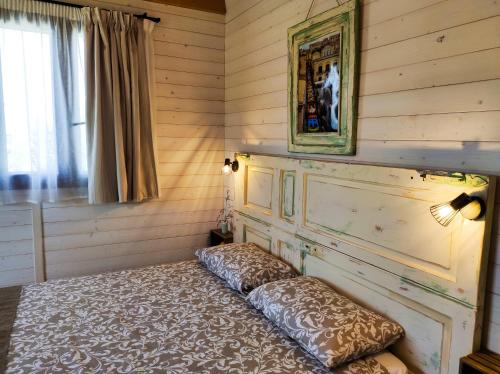 Cama o camas de una habitación en AgriBarocco