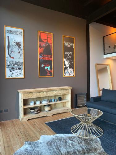 Ruang duduk di LOFTS de FREIXAS