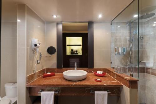 Koupelna v ubytování Barceló Santo Domingo