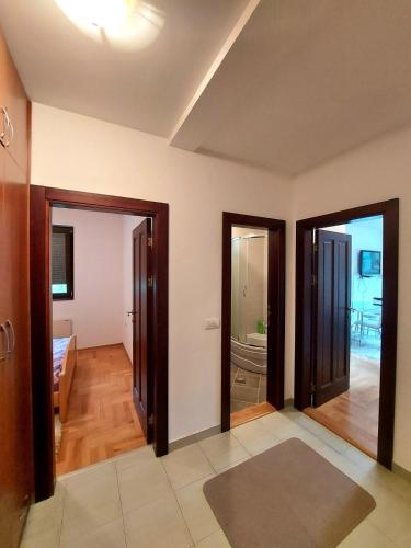 Koupelna v ubytování Goran Apartment