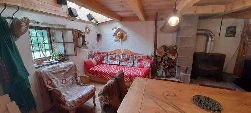 Posedenie v ubytovaní Chalet au ayes