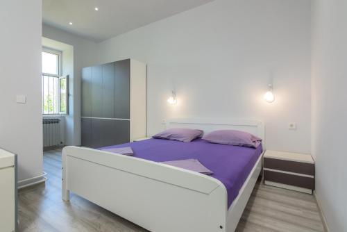 Postel nebo postele na pokoji v ubytování Apartments with WiFi Pula - 14582