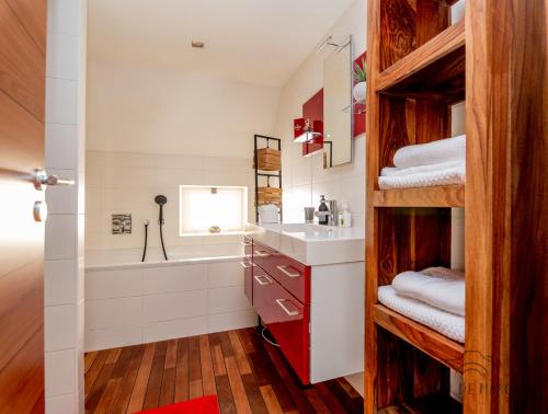 Ένα ή περισσότερα κρεβάτια σε δωμάτιο στο Superbe Loft, Chalon sur Saône