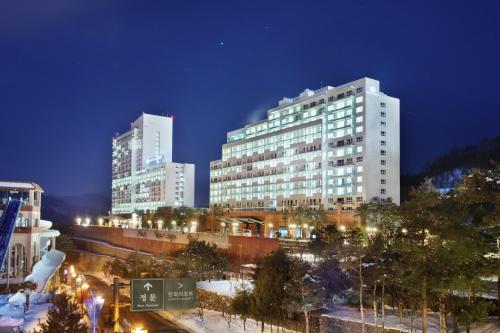Majoituspaikan Hanwha Resort Pyeongchang pohjapiirros