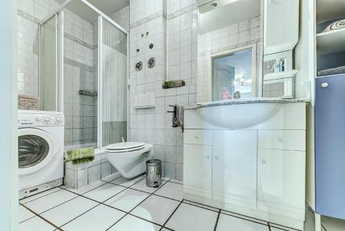 Ένα μπάνιο στο Ferienwohnung in Remscheid-Ehringhausen