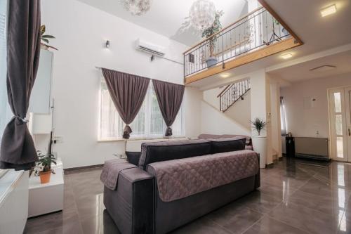 Χώρος καθιστικού στο Villa Stella