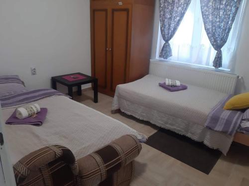 Postel nebo postele na pokoji v ubytování Apartmani Petrović SEMČE Suva Planina