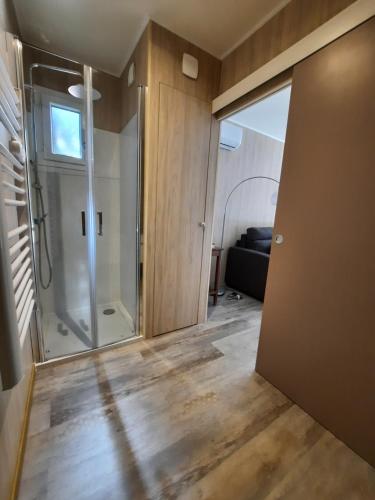 Koupelna v ubytování Le lodge des chênes