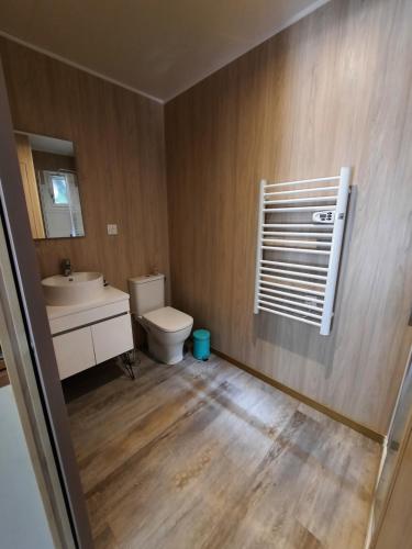 Koupelna v ubytování Le lodge des chênes