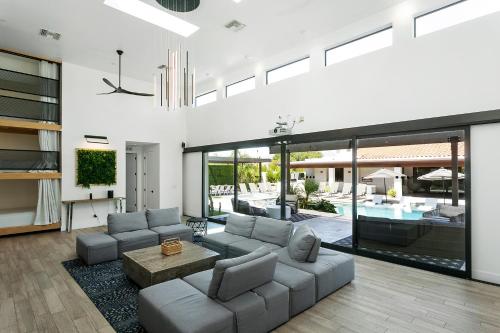 a living room with a couch and a table at ModernCompound in Scottsdale