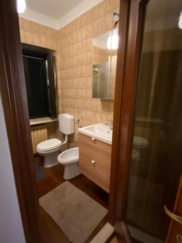 Ett badrum på Casa di Fra