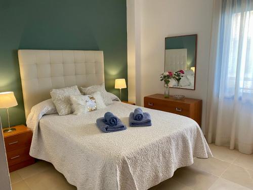Posteľ alebo postele v izbe v ubytovaní Tranquilidad y Relax