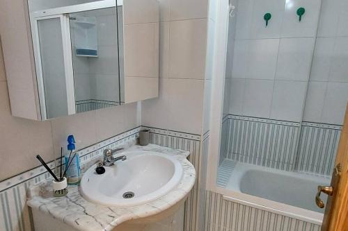 Koupelna v ubytování Bungalow Manuela en Santa Pola