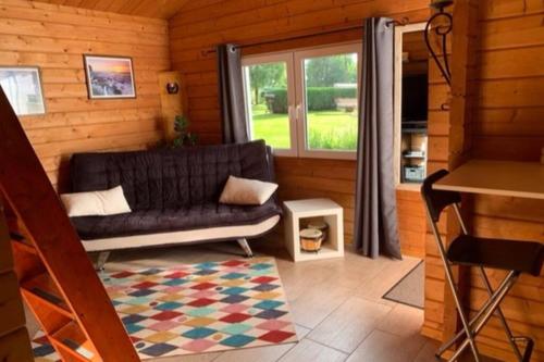 Posezení v ubytování Bezauberndes Ferienhaus mitten in der Natur.