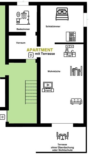 Grundriss der Unterkunft W4-Rooms EIN ZUHAUSE IM WALDVIERTEL