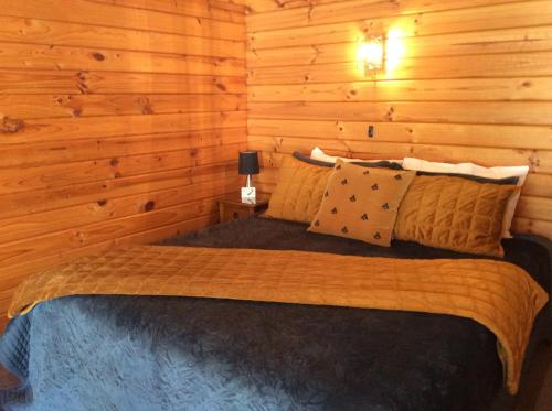 Katil atau katil-katil dalam bilik di Alpine Lodge Motel