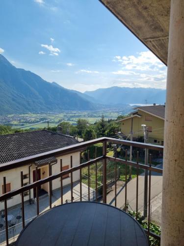 a view from the balcony of a house at CASA BAT in Mantello