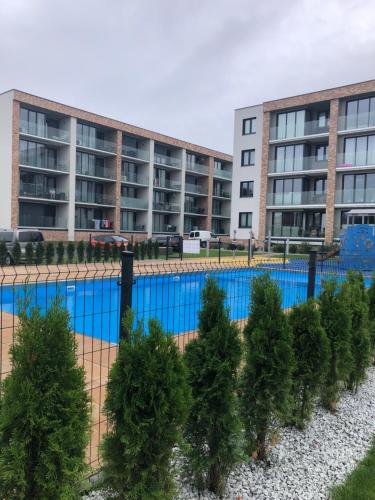 Bazén v ubytování Apartament Komfortowy - Basen - Perłowa Przystań nebo v jeho okolí