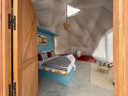 Cama o camas de una habitación en Agafay Valley