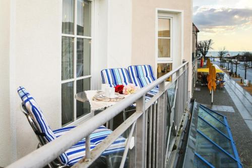 Ein Balkon oder eine Terrasse in der Unterkunft Haus Olymp - Wohnung 8 / 494