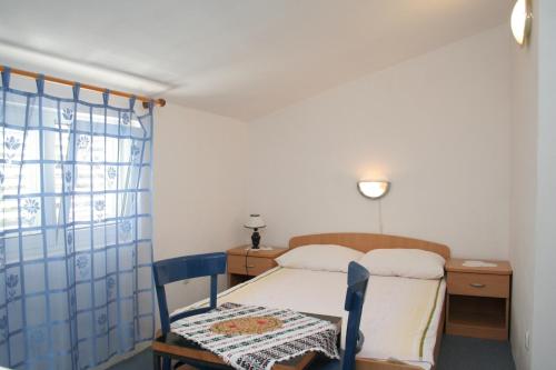 เตียงในห้องที่ Apartments by the sea Trpanj, Peljesac - 257