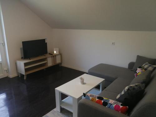 TV a/nebo společenská místnost v ubytování Apartment Smoljanac 12345b